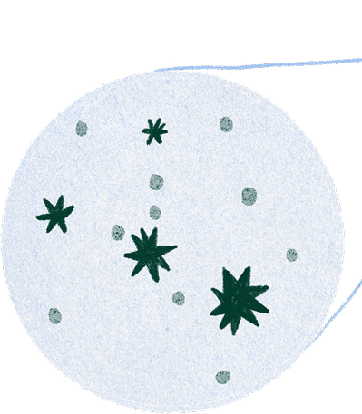 Illustration of microscopic closeup of fentanyl.